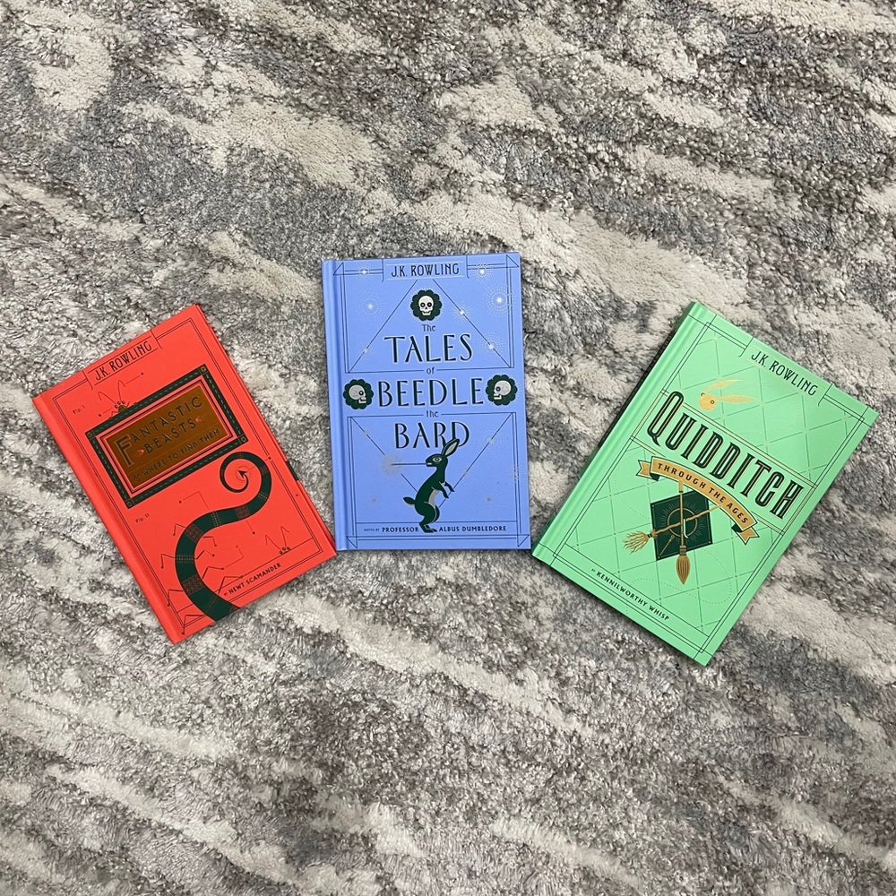 Set of 3 Books from Harry Potter Universe